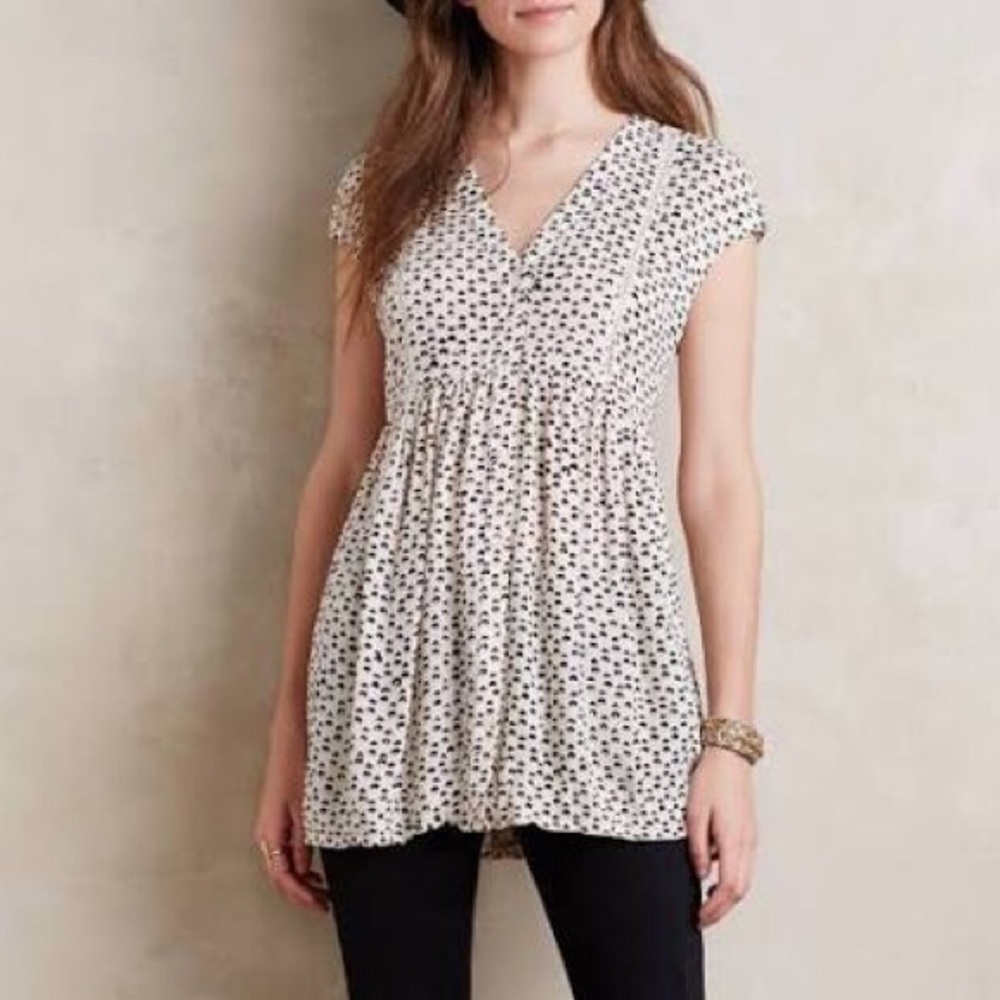 Anthro. Vanessa Virginia Ladder Tunic Size Small